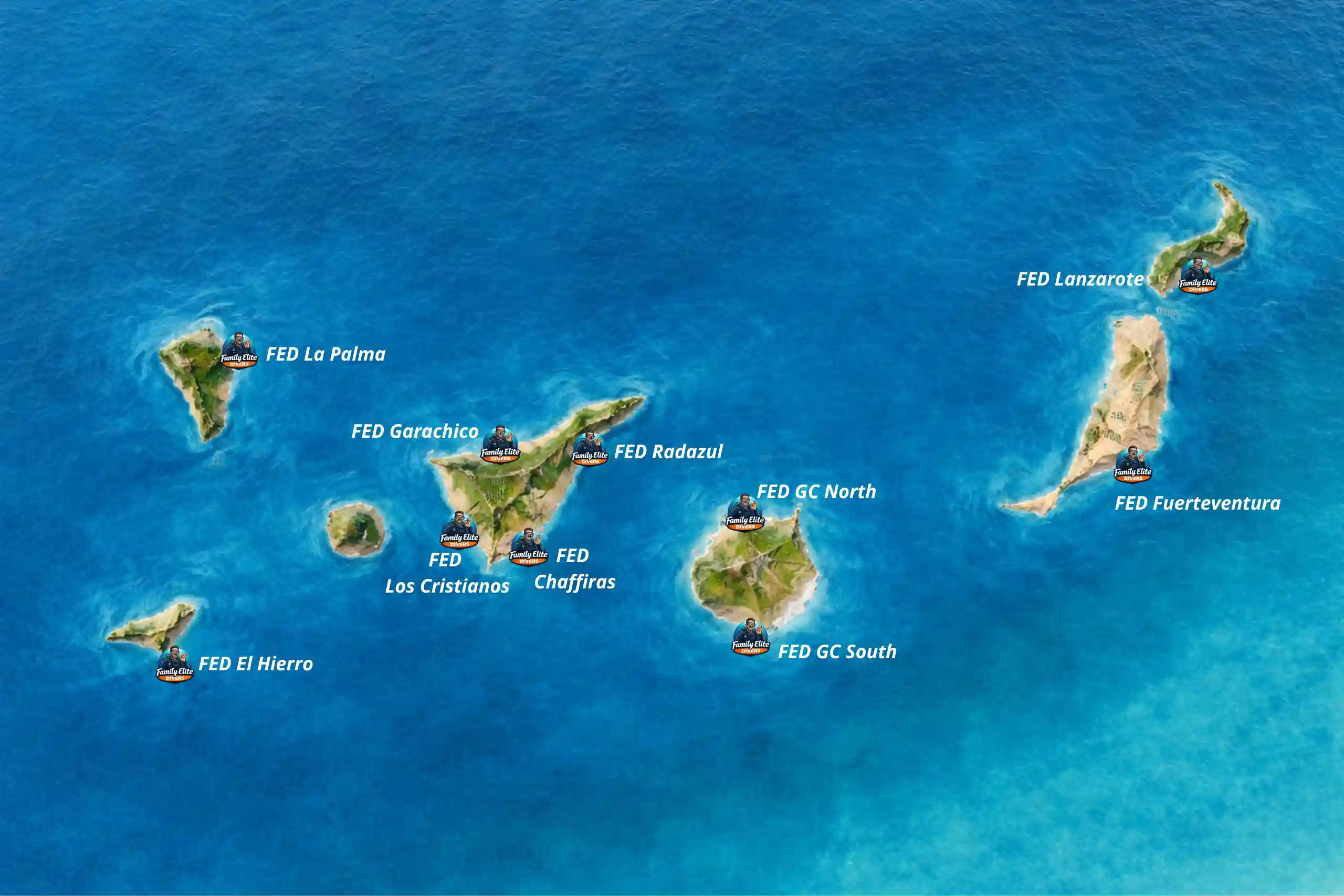 Diving in Canary Islands with Family Elite Divers